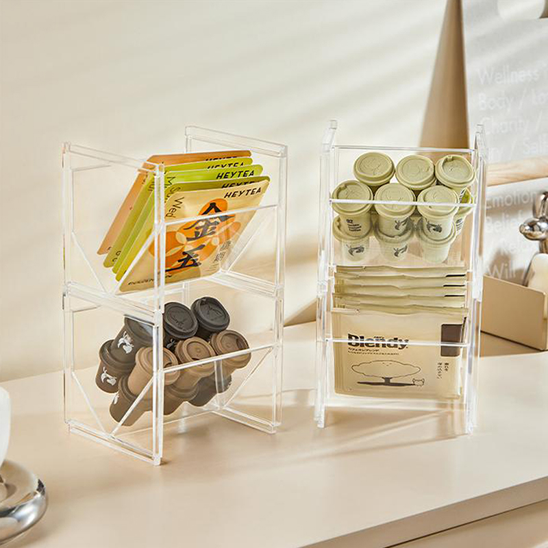 Organizador vertical apilable  - Coffee Tea Box reseña y precio