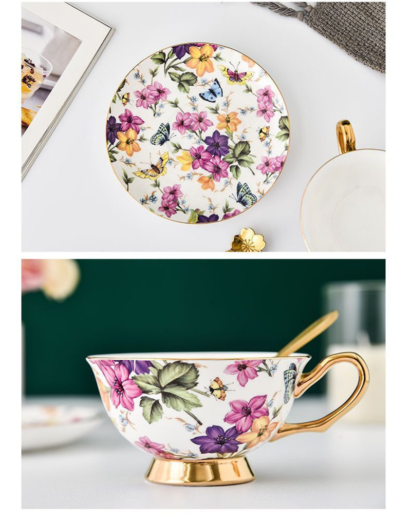 Juego de Taza y Platillo de Ca - Coffee Tea Spoon reseña y precio