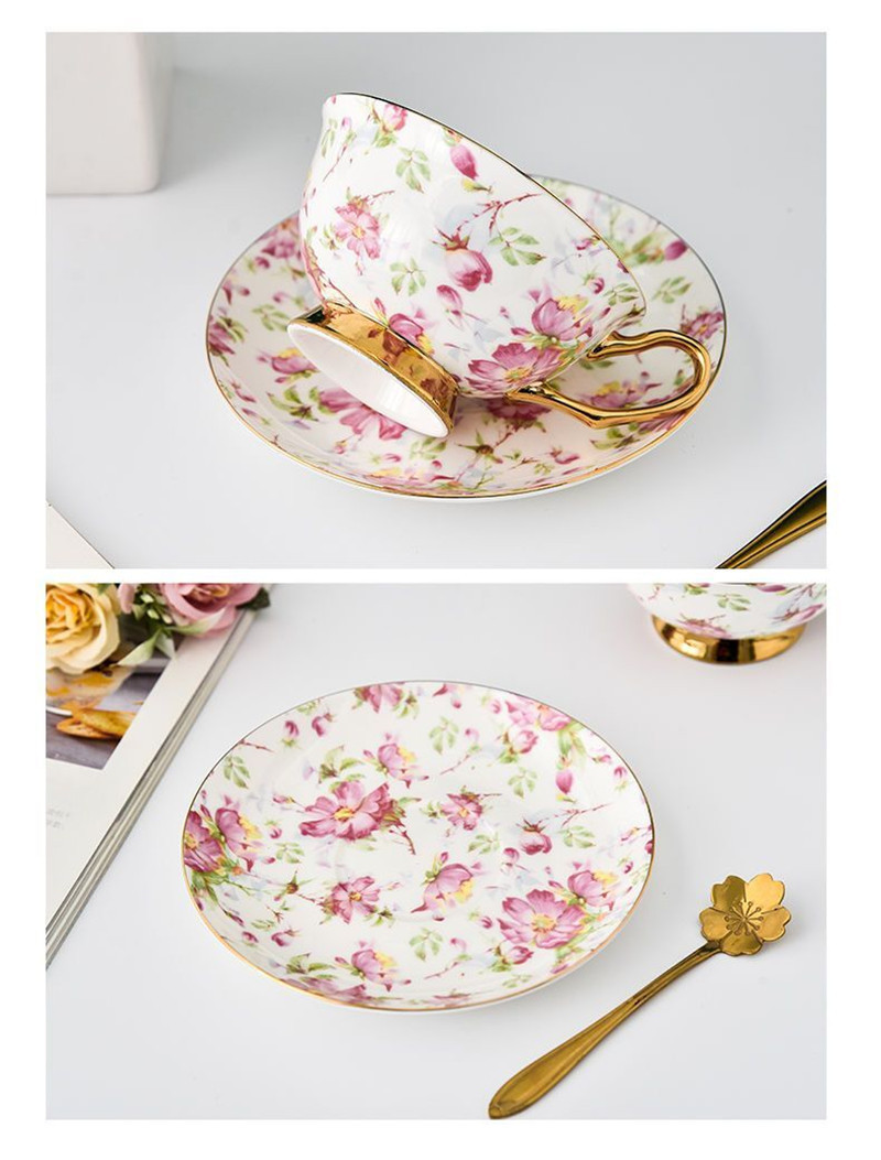 Juego de Taza y Platillo de Ca - Coffee Tea Spoon reseña y precio