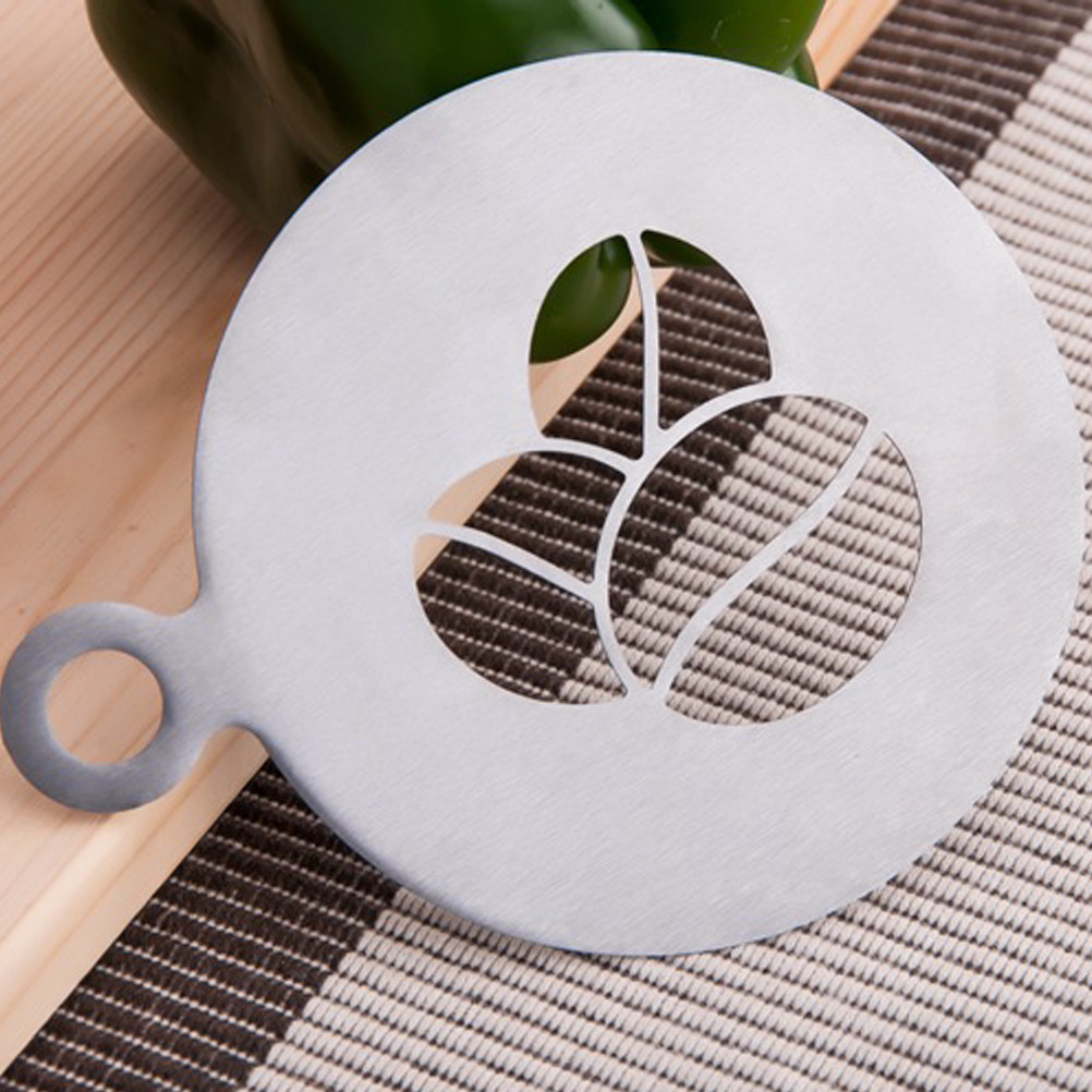 2 Plantillas de Acero Inoxidab - Coffee Stencil Art reseña y precio