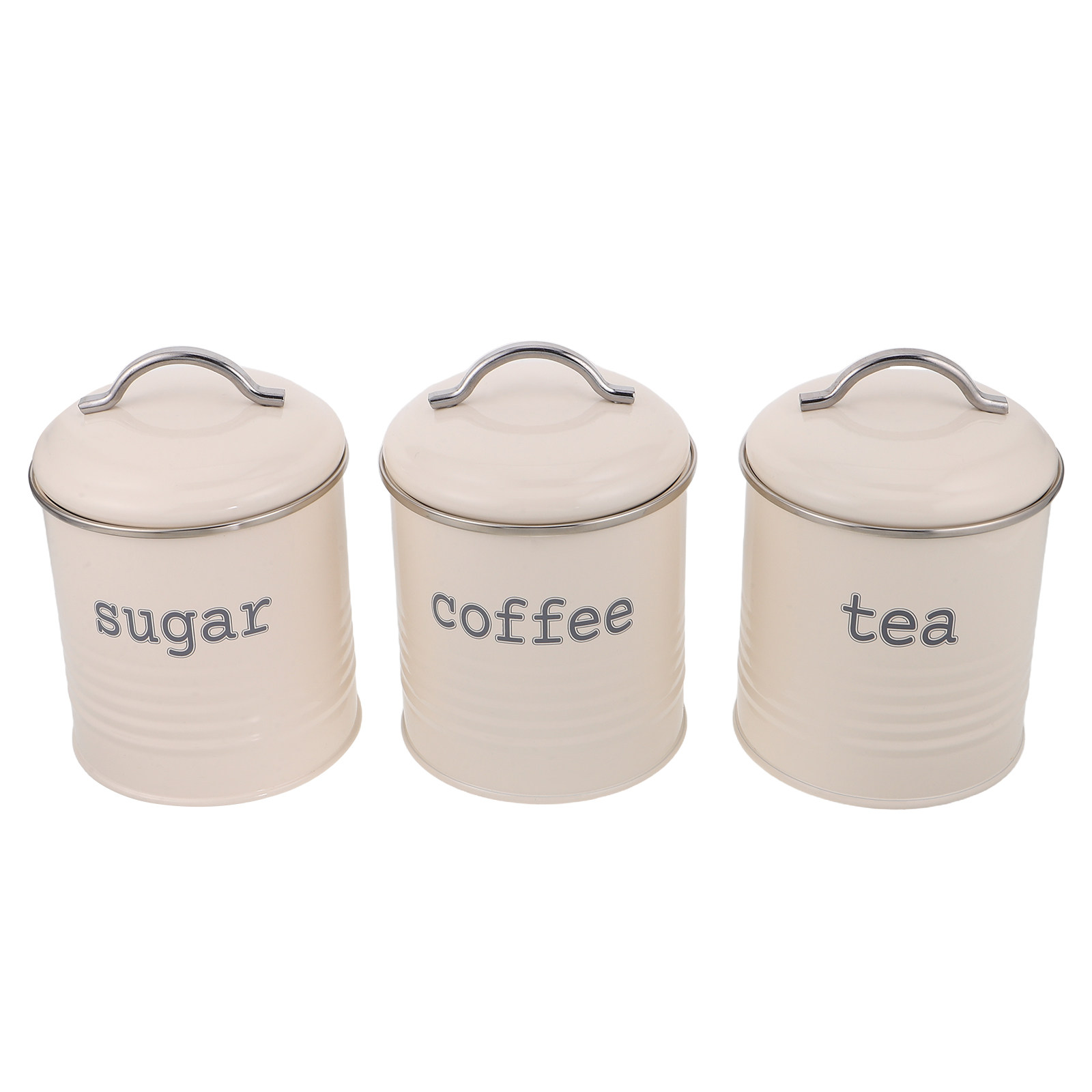 Juego de 3 Recipientes Herméti - Coffee Tea Uses reseña y precio